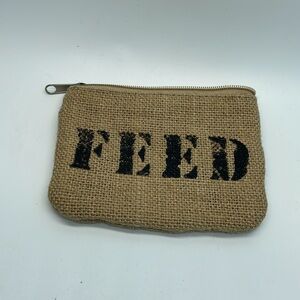 FEED Project Burlap Coin Purse